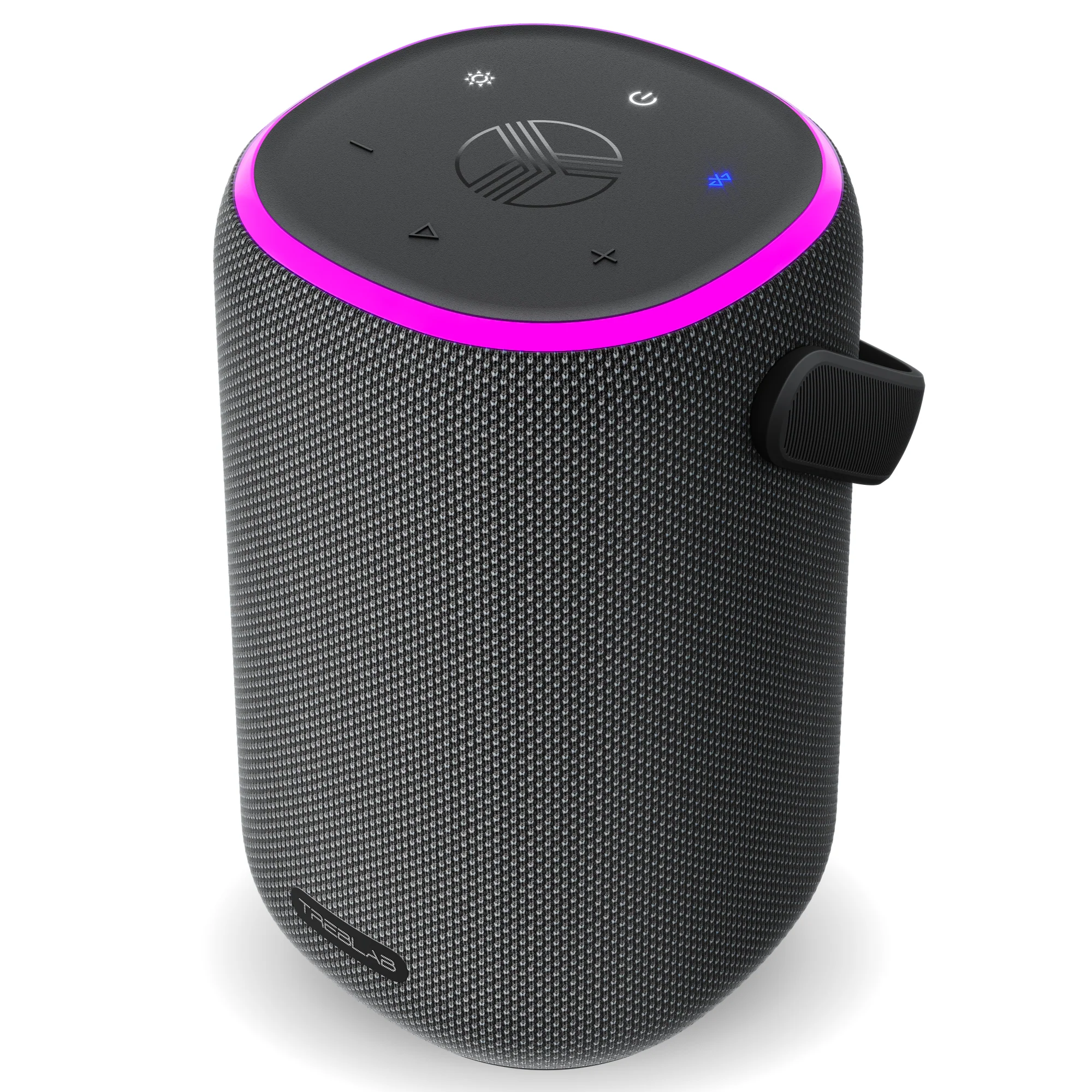 TREBLAB HD-Energy Pro Portable Outdoor Bluetooth Speaker. 18H Playtime IPX6 | 40W speaker with power bank charging. dual drivers. bass radiator & RGB light. handle for camping. beach. backyard use
