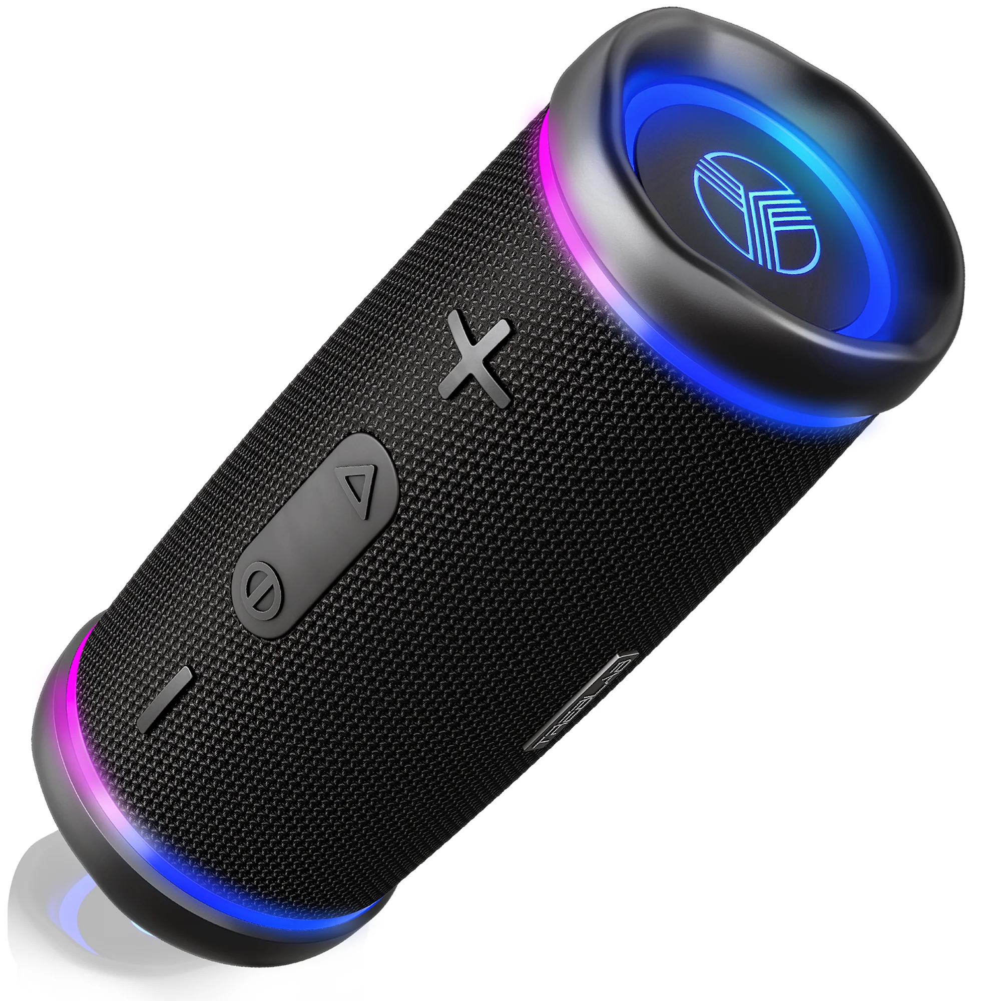 TREBLAB HD77 Waterproof Bluetooth Speaker. 30W Deep Bass. RGB Light. 20H | TWS Pairing for True Stereo. USB-C Fast Charge. AUX Input – Portable Wireless Speaker for Outdoor & Backyard Use